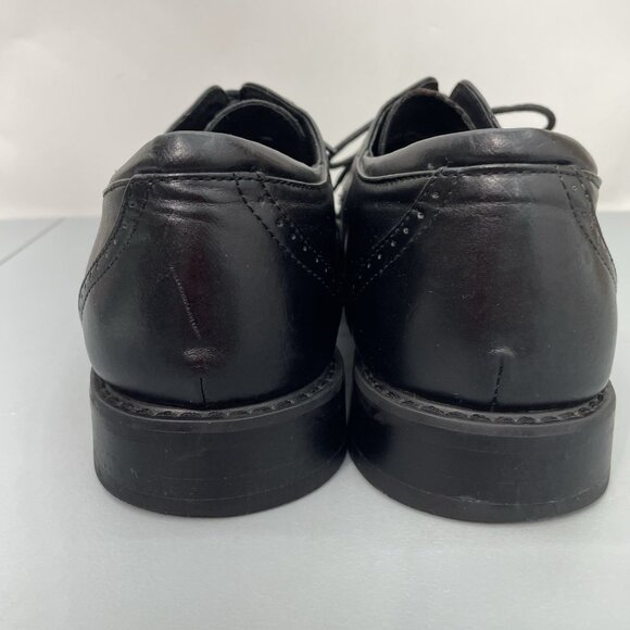 Joseph Abboud Wingtip Dress Oxford Shoes Italian Leather Black Mens 11 D main image 9